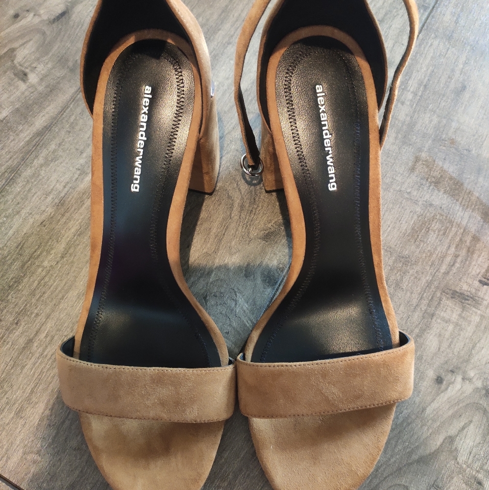 Alexander Wang High Block-Heel Sandals 39.5